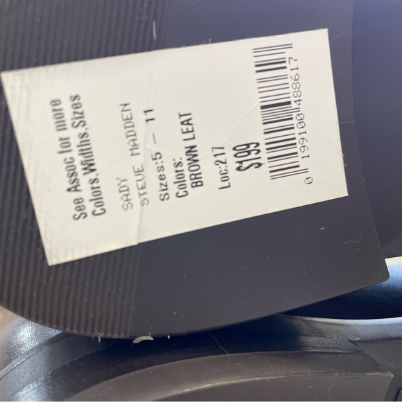 Steve Madden Sady Tall Boots Brown Leather - Picture 6 of 16